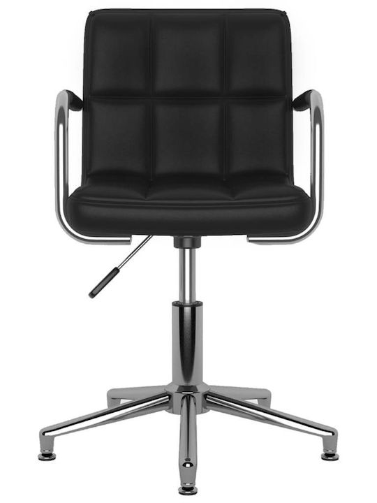 Swivel Visitor Chair Black 48x47x74cm 4pcs