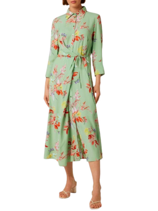 PENNY BLACK CERINO DRESS 12212123 LIGHT GREEN FLORAL Women's