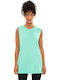 Women's Tunic Dress Sleeveless Turquoise