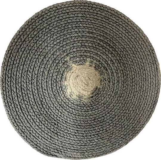InTheBox Round Fabric Placemats Beige 38cm 6pcs