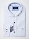 White shirt with micro pattern, CASTELO