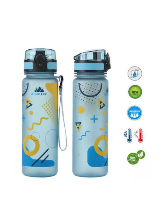 AlpinPro Mood Water Bottle Plastic 500ml Blue G-Blue Sport