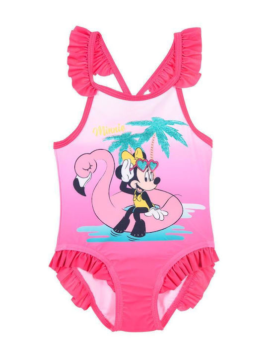 One-piece swimsuit girl Minnie Mouse-WE0209-FUCHSIA