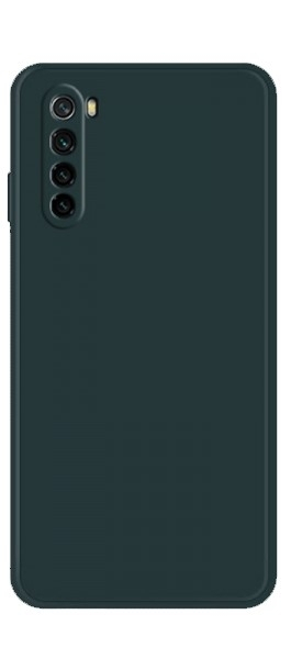 Xiaomi Redmi Note 8 Note 8 2021 Θήκη Σιλικόνης Σκούρο Πράσινη Solid Color Imitation Liquid