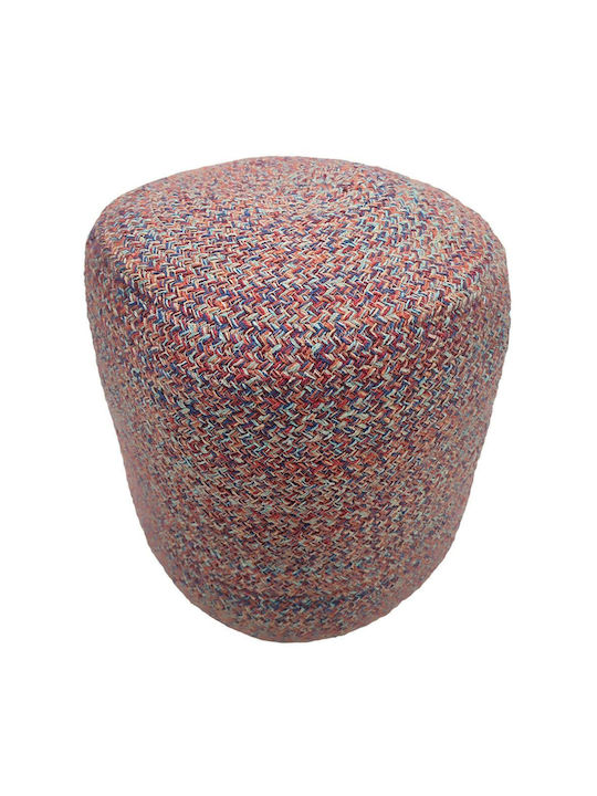 Hocker Für das Wohnzimmer Gepolstert mit Stoff Mehrfarbig 40x40x40cm