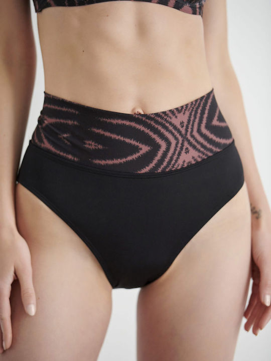 Bikini Slip High Waist Black