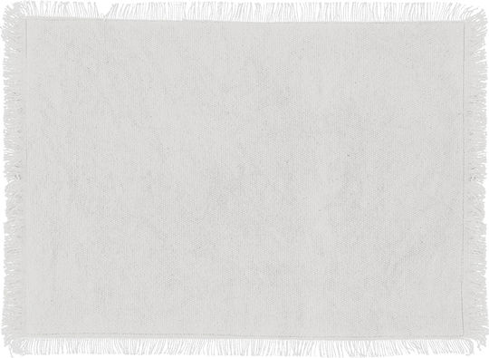 Secret de Gourmet Maha Platzdeckchen Stoff Weiß 45x30cm 1Stück