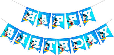 Garland Letters Mickey Happy Birthday