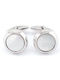 14K White Gold Cufflinks, with Gold finish code 105257