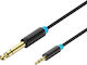 Vention Cable 6.3mm male - 3.5mm male 0.5m (BABBD)