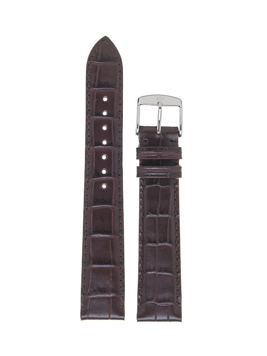 Strap ZRC Charleston Brown Leather 18mm