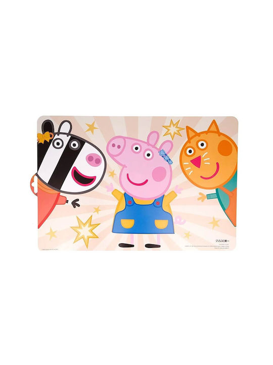 Stor Peppa Pig Platzdeckchen Kunststoff Mehrfarbig 43x28.1cm 1Stück