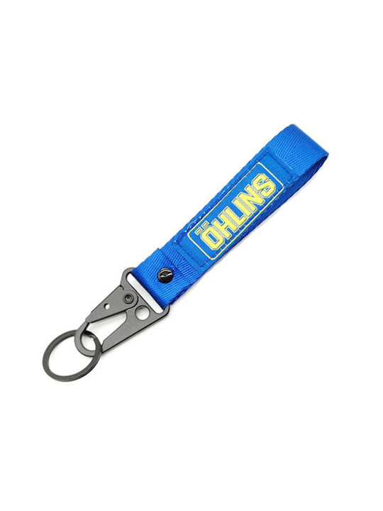 CARABINER KEY RING DOUBLE SIDED FABRIC OHLINS