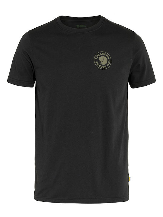 Fjallraven Herren T-Shirt Kurzarm Schwarz