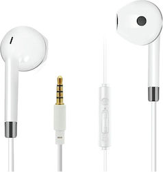 2GO Comfort În ureche Handsfree cu Mufă 3.5mm White / Grey