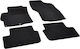 Rigum Set of Front and Rear Mats 4pcs for Mitsubishi Lancer Citroen CX 2008+ Black