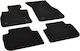 Rigum Set of Front and Rear Mats 4pcs for BMW Series 1 / Series 2 Black