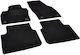 Rigum Set of Front and Rear Mats 4pcs for Skoda Kamiq Black