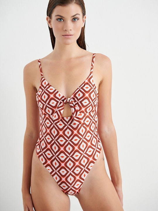 Blu4u One-Piece Swimsuit Orange