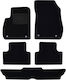 Rigum Set of Front and Rear Mats 5pcs for Opel Zafira 2012 2019 Black