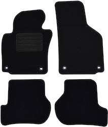 Rigum Σετ Μπροστινά και Πίσω 4τμχ για Skoda Octavia 2004 2013 Μαύρα Rigum Σετ Μπροστινά και Πίσω 4τμχ για Skoda Octavia 2004 2013 Μαύρα