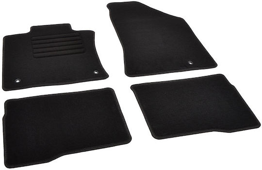 Rigum Set of Front and Rear Mats 4pcs for Ssangyong Korando 2019+ Black