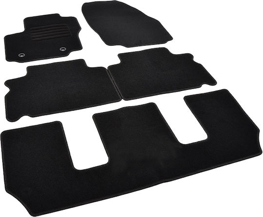 Rigum Set of Front and Rear Mats 5pcs for Ford Galaxy / S-Max Black