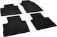 Rigum Set of Front and Rear Mats 4pcs for Mercedes-Benz V Toyota RAV 4 2019+ Black