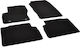 Rigum Set of Front and Rear Mats 4pcs for Ford C-Max 2011 2012 Black