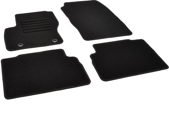 Rigum Set of Front and Rear Mats 4pcs for Ford C-Max 2011 2012 Black