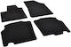 Rigum Set of Front and Rear Mats 4pcs for Mercedes-Benz Citan 2021+ Black