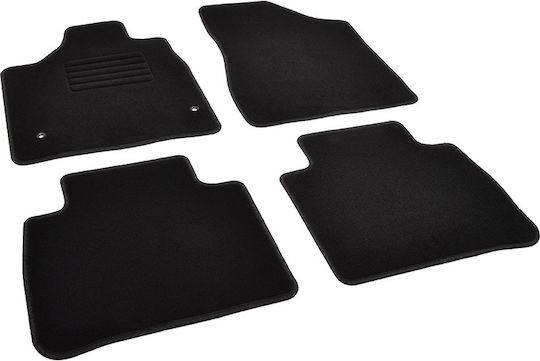 Rigum Set of Front and Rear Mats 4pcs for Nissan Murano 2002 2008 Black