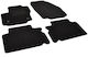 Rigum Set of Front and Rear Mats 4pcs for Ford Galaxy 2012 2015 Black
