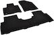 Rigum Set of Front and Rear Mats 3pcs for Kia Sorento 2015 2020 Black