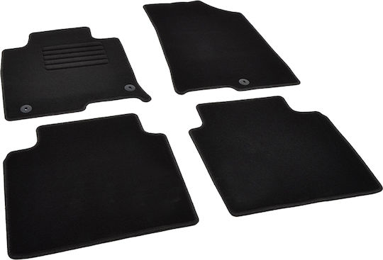 Rigum Set of Front and Rear Mats 4pcs for Kia Optima 2010 2015 Black