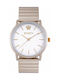 SEASONTIME Ladies Beige Edelstahlarmband