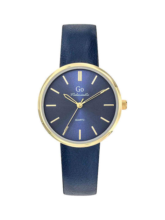 GO Mademoiselle Blue Leather Strap