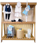 Complete Baptism Package with rainbow Caramelkids for boys white/blue Collection 2023 13pcs