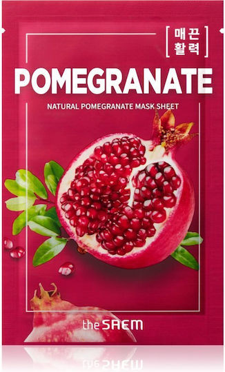 The Saem Pomegranate Sheet Μάσκα Προσώπου για Λάμψη 21ml