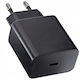 Blue Star Ladegerät ohne Kabel mit USB-C Anschluss 20W Stromlieferung / Schnellaufladung 4.0 Schwarzs (BS3APDB)