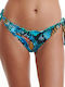Bikini Brazil με Κορδονάκια Τιρκουάζ