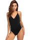 Sol Searcher One Piece Swimsuit Black Pebble