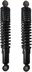 Rear shock absorber 33cm Hole-Hole for HONDA ASTREA GRAND C100/GLX 50cc-90cc etc. Black Pair KAWATA113892