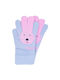 Παιδικά Πλεκτά Γάντια Rabbit Γαλάζιο