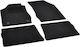 Rigum Set of Front and Rear Mats 4pcs for Renault Thalia 2008 2013 Black