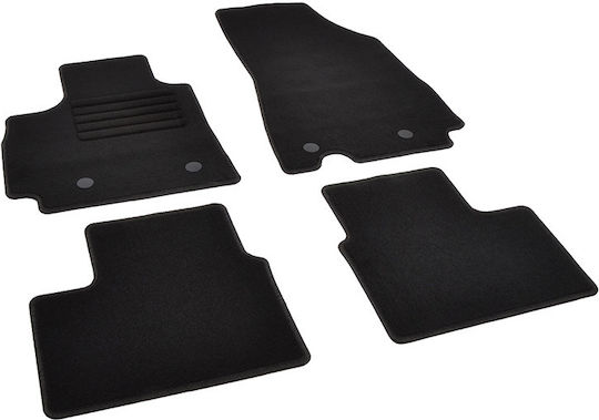 Rigum Set of Front and Rear Mats 4pcs for Renault Arkana 2019+ Black