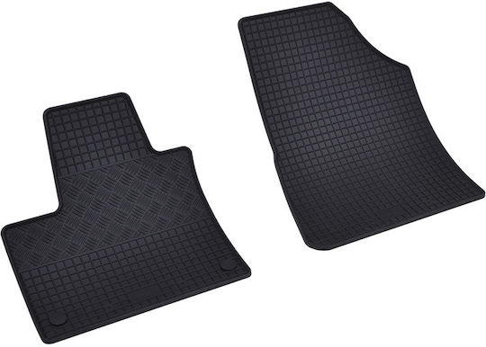 Rigum Front Mats 2pcs Tray Type for Mercedes-Benz Citan 2021+ Black