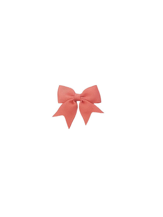 Παιδικό Clip -Κοκαλάκι μαλλιών φιογκάκι - Rose Peach