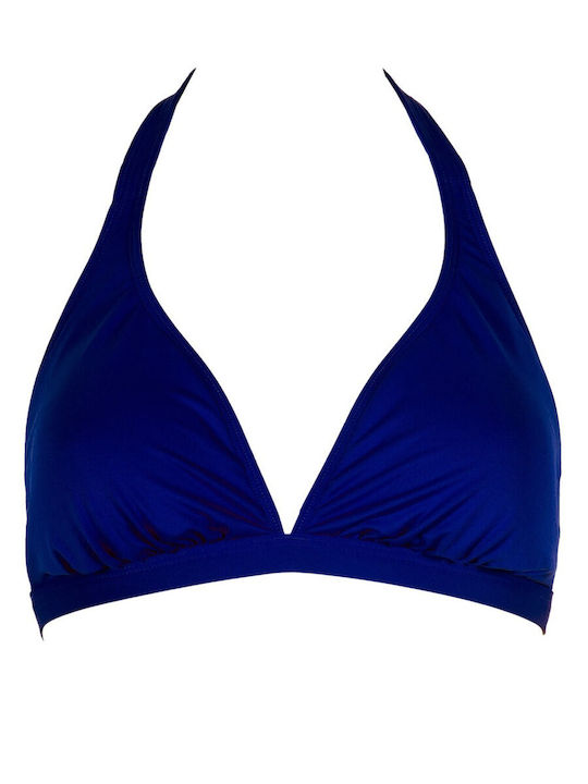 Blu4u Padded Triangle Bikini Top Navy Blue