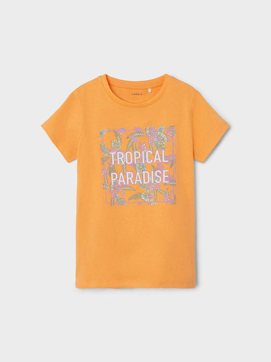 Name It Tricou pentru copii Portocaliu Tropical